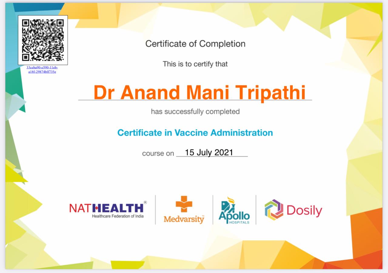 Certificate in Vaccine Administration
