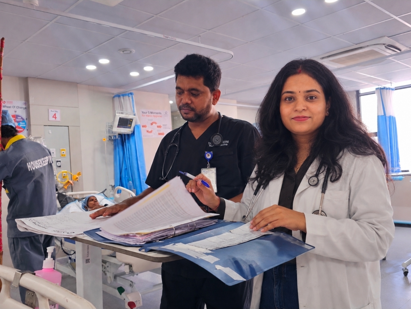 Teaching a medical seminar