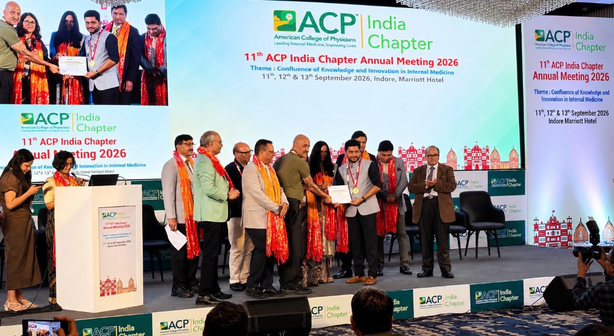 ACP India 2026 — Honoured with medal & certificate