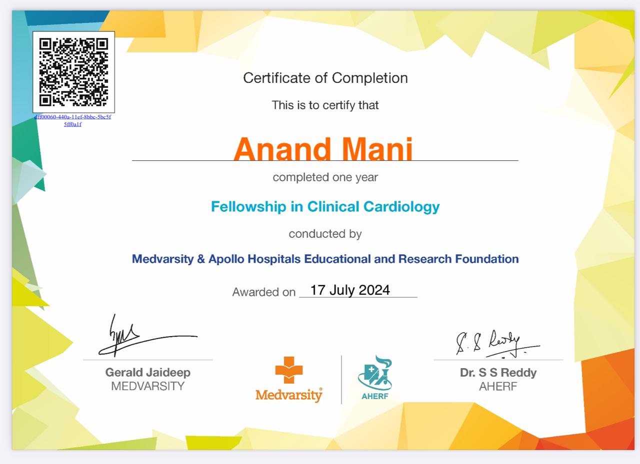 Fellowship in Clinical Cardiology